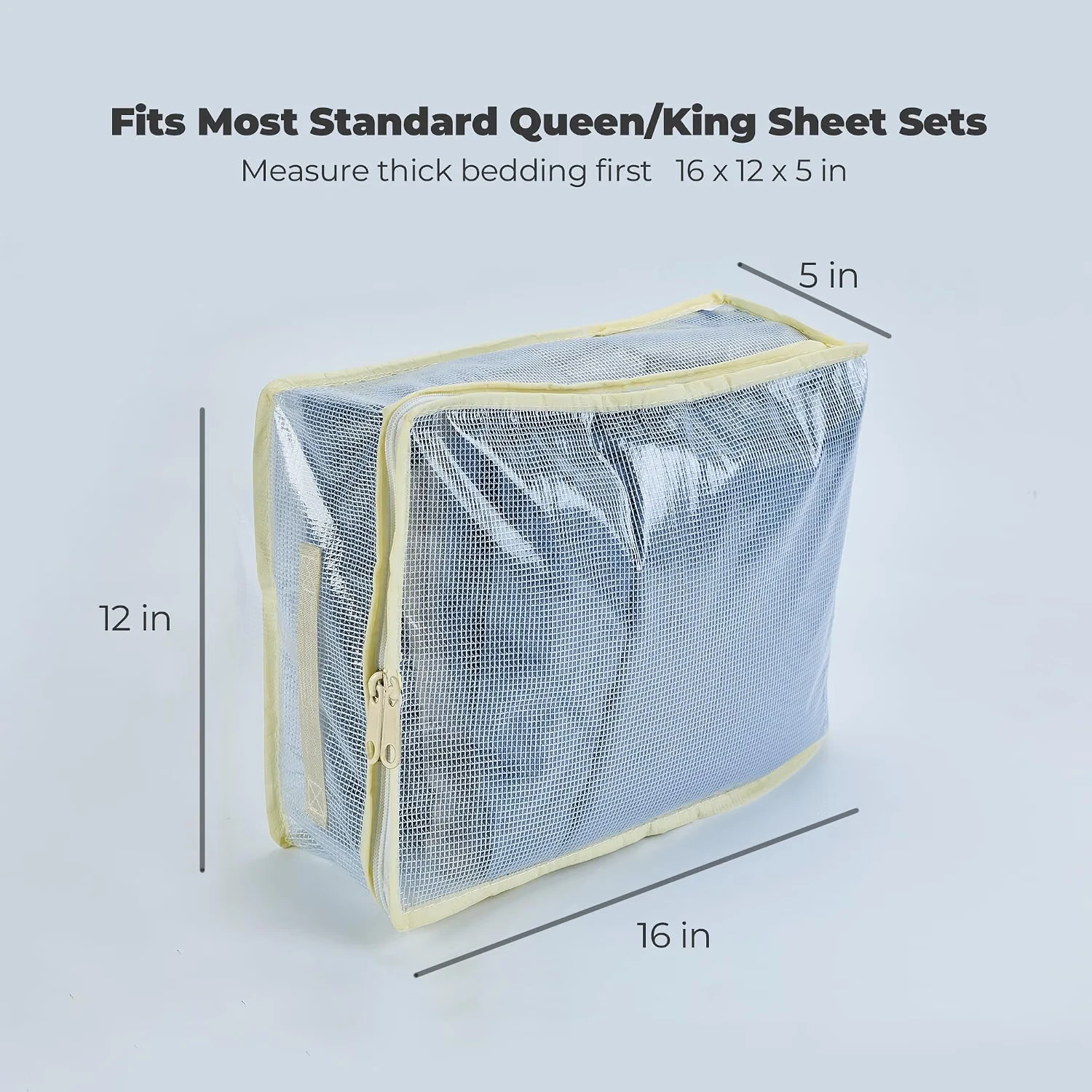 Organizer dimensions: 16 inches long, 12 inches tall and 5 inches deep